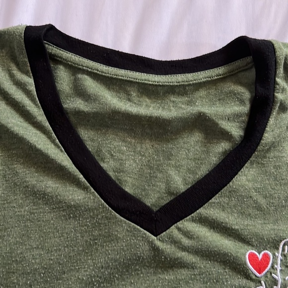 Love Cactus embroidered t shirt - Picture 4 of 4